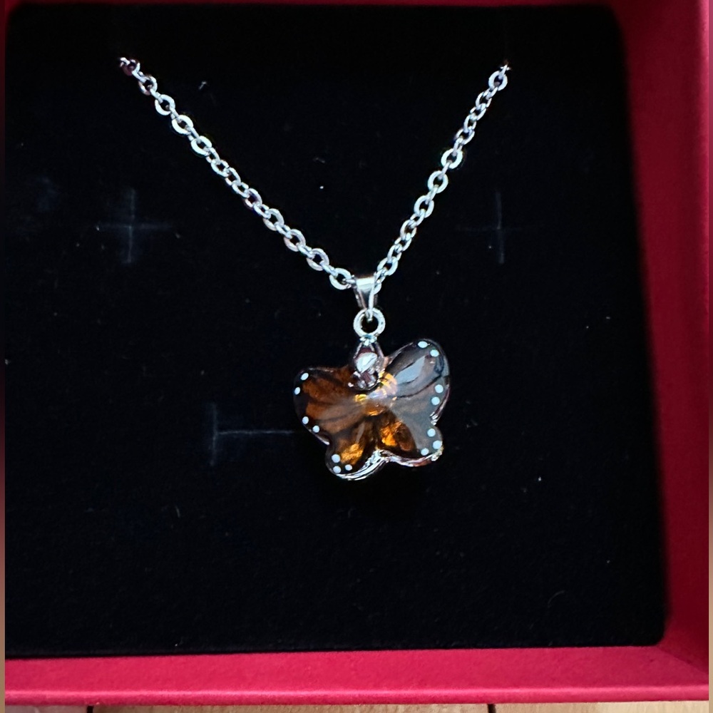 Fiona Butterfly Pendant Necklace